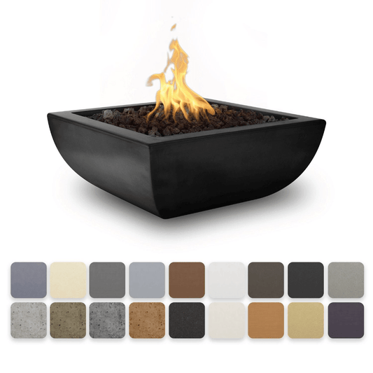 The Outdoor Plus - 24" Avalon GFRC Fire Bowl - NG, LP - OPT-AVLFO24