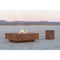 The Outdoor Plus - Square Cabo 36" Fire Pit - Hammered Copper - NG, LP - OPT-CBSQ36CPR