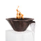 The Outdoor Plus - 36" Round Cazo Fire & Water Bowl - Copper - NG, LP - OPT-102-36NWCB