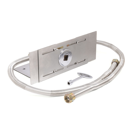 The Outdoor Plus - Natural Gas Kit with Paver Bracket - 3 7/8" x 8" to 14" x 4" - OPT-PB256NG