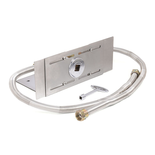 The Outdoor Plus - High Capacity Natural Gas Kit with Paver Bracket - 3 7/8" x 8" to 14" x 4" - OPT-PB256NGHC