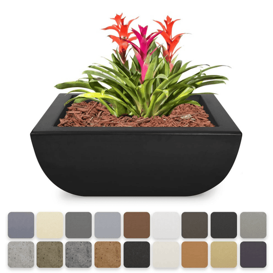 The Outdoor Plus - 24" Avalon GFRC Planter Bowl - OPT-AVLPO24