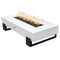 The Outdoor Plus - 42 Rectangular Baja Fire Pit - Powder Coated Metal - Match Lit - OPT-BAJ42-BWC