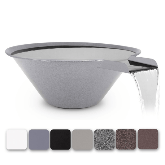 The Outdoor Plus - 24" Round Cazo Water Bowl - Powder Coated Metal - OPT-R24PCWO