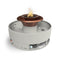The Outdoor Plus - 60" Round Olympian Fire & Water Fountain - Copper - 360 Spill - OPT-OLY60E12