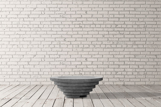 Prism Hardscapes - 48" Triton Round Concrete NG/LP Fire Pit Bowl