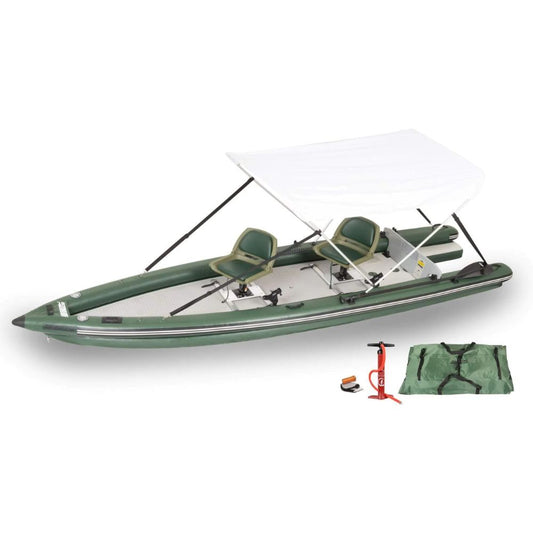 Sea Eagle - FSK16 Swivel Seat & Canopy Package 3 Person 16' FishSkiff 16 Inflatable Fishing Boat ( FSK16K_SWC )