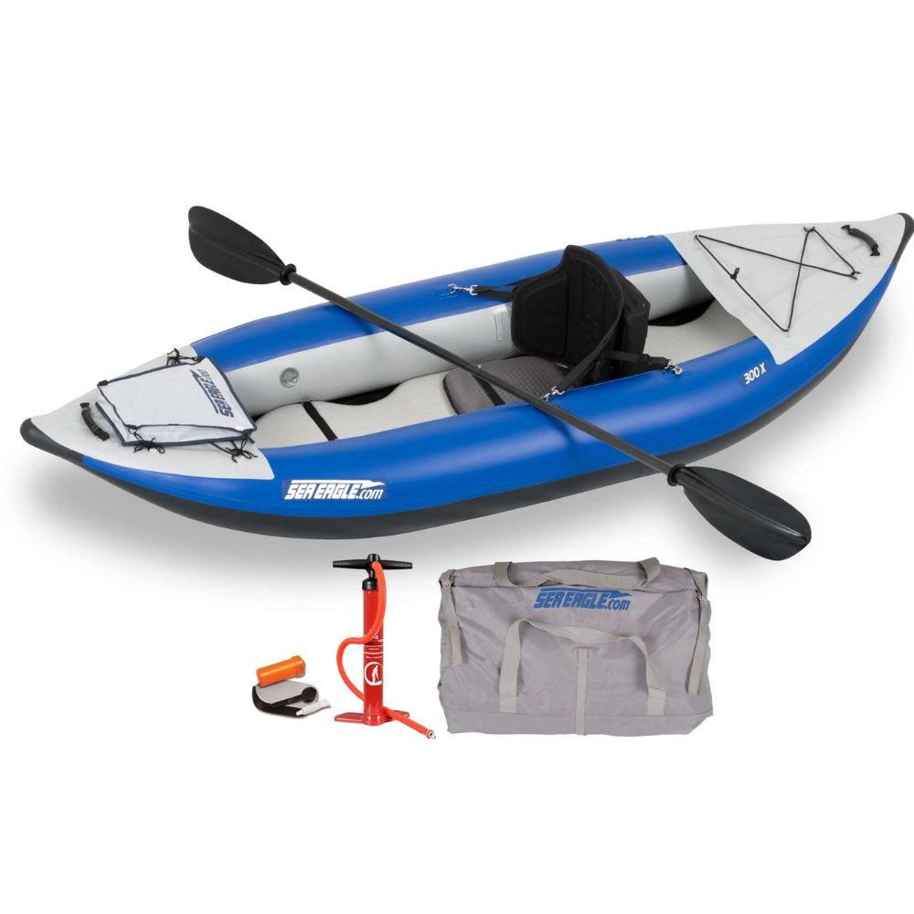 Sea Eagle 300x Explorer Inflatable Kayak Pro Carbon Package