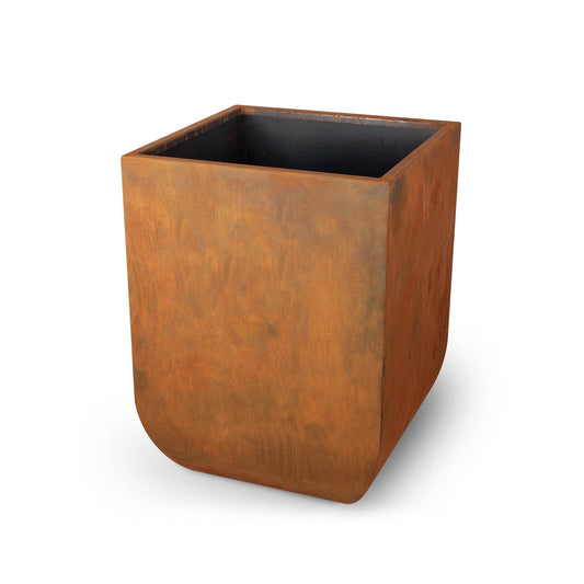 The Outdoor Plus - 30” Tuscon Square Planter Corten Steel - OPT-PTST3034