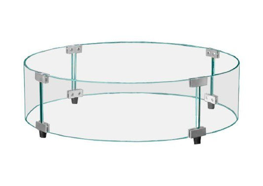 Firegear - 65 1/2" L x 11 1/2" Wide x 6" Tall, Tempered Glass Windshield (2 piece set to obtain length) - GWS-6511