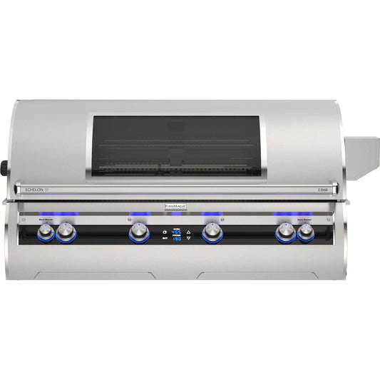 Fire Magic - Echelon Diamond E1060i 48-Inch Built-In Natural Gas Grill with Rotisserie, Magic Window & Digital Thermometer - E1060I-9L1X-W