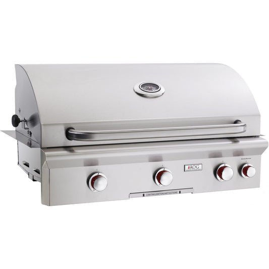 American Outdoor Grill - T-Series 36-Inch 3-Burner Built-In Propane Grill With Rotisserie | 36NBT