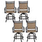 Darlee - Mountain View Patio Counter Height Swivel Bar Stool (Set of 4) - 201610-7CH-4