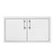 American Made Grills - 36-Inch Double Access Door w/ Encore & Muscle Handles | SSDD-36AMG
