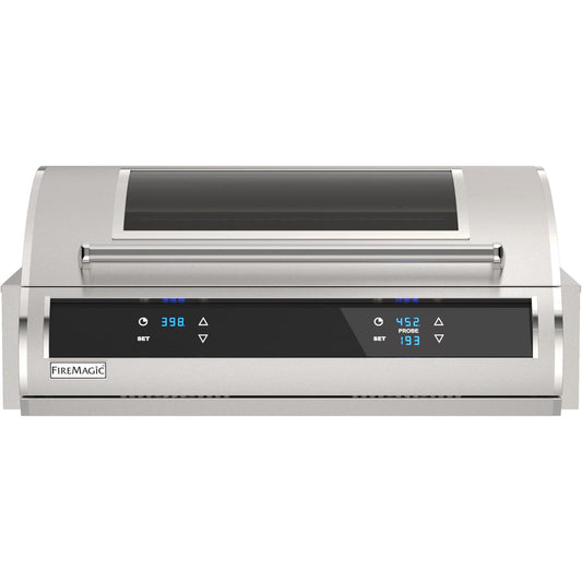 Fire Magic - Electric EL500 31-Inch Built-In Electric Grill w/ Dual Touchscreen Control, Digital Timer, Bluetooth & Magic Window - EL500I-4Z1E-W