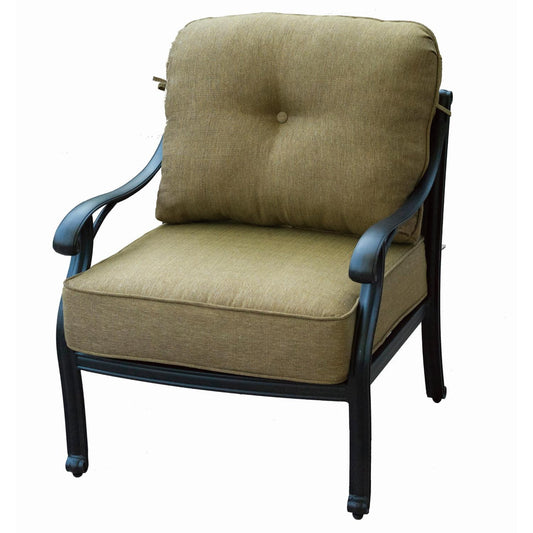 Darlee - Nassau 3-Piece Patio Conversation Set with 21'' Round Ice Bucket End Table - DL603-3PC-30RQ