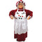 Christmas Time - 3-Ft. Music and Motion Baking Mrs. Claus with Apron and Christmas Cookies, Animated Indoor Holiday Home Decor - Red