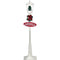 Christmas Time - 71-In. Musical Snowy Street Lamp with Christmas Tree Scene, 2 Signs Cascading Snow, and Holiday Songs, White - White