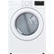 LG - 7.4 CF Ultra Large Capacity Electric Dryer with Sensor Dry, NFC Tag On - DLE3470W