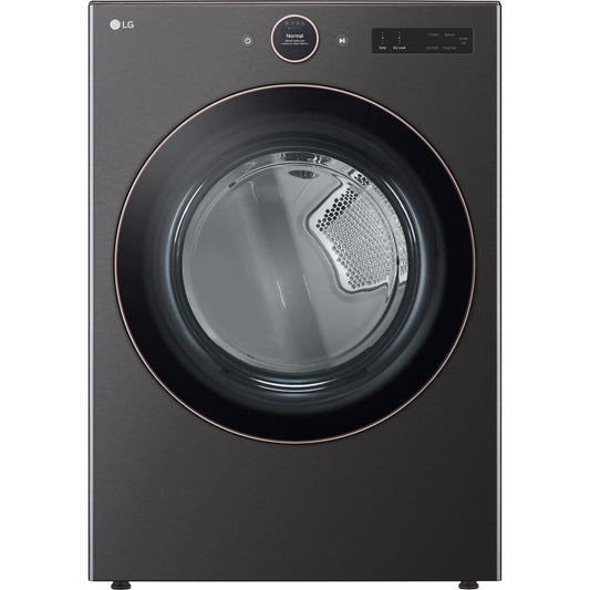 LG - 7.4 CF Ultra Large Capacity Electric Dryer w/ Sensor Dry and TurboSteam - DLEX6500B