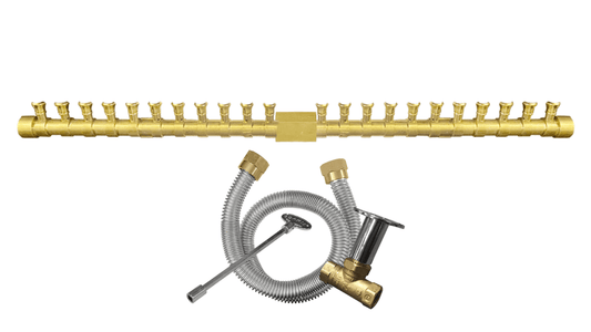 Firegear - 24" Natural Gas Fire Pit T Burner Kit - FG-PSBR-T24-NGK