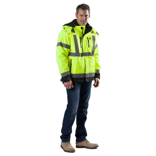 Gobi Heat - Mens Heated Hi Vis Jacket - Flash - Heated Item
