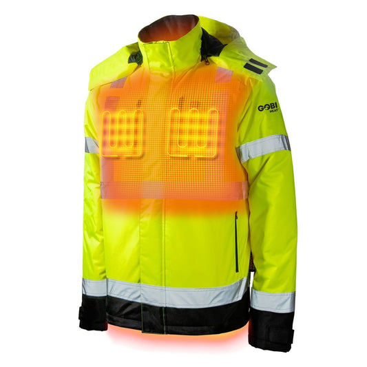 Gobi Heat - Mens Heated Hi Vis Jacket - Flash - Heated Item