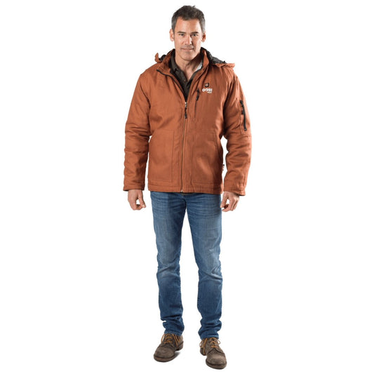 Gobi Heat - Men's Heated Work Jacket - Grit