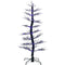 Haunted Hill Farm - 5-ft. Dancing Halloween Tree with Purple LED Lights and Sound - Black, Purple