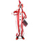 Haunted Hill Farm - Lifesize Animatronic Clown Holding Knife with Lights and Sound, Indoor/Covered Outdoor Halloween Decoration - Multi