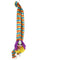 Haunted Hill Farm - Animatronic Hanging Upside Down Clown with Lights and Sound, Indoor/Covered Outdoor Halloween Decoration - Multi