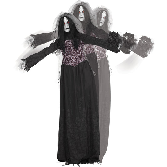 Haunted Hill Farm - Rising Ghost Bride by Tekky, Premium Halloween Animatronic - Multi
