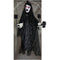 Haunted Hill Farm - Animatronic Demon Widow Door Greeter with Lights and Sound, Indoor/Covered Outdoor Halloween Decoration - Multi