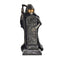 Haunted Hill Farm - 39-in. Grim Reaper Holding Sickle Statue with LED Eyes - Black