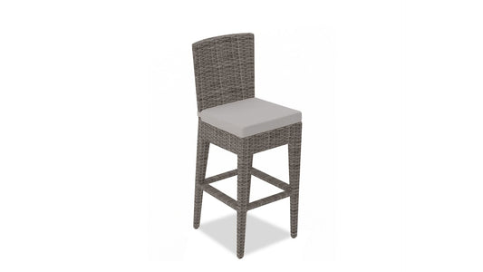 Harmonia Living - Dune Bar Chair - Cast Silver | HL-DUNE-DW-BC-CS