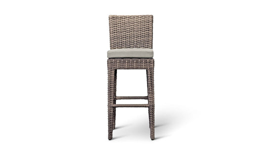 Harmonia Living - Dune Bar Chair - Cast Silver | HL-DUNE-DW-BC-CS