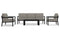 Harmonia Living - Pacifica 5 Piece Sofa Set - Black | HL-PAC-BK-5SS