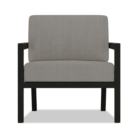 Harmonia Living - Pacifica Club Chair - Black | HL-PAC-BK-CC