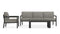 Harmonia Living - Pacifica 3 Piece Sofa Set - Slate | HL-PAC-SL-3SS