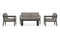 Harmonia Living - Pacifica 4 Piece Sofa Set - Slate | HL-PAC-SL-4SS
