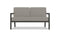 Harmonia Living - Pacifica Loveseat - Slate | HL-PAC-SL-LS