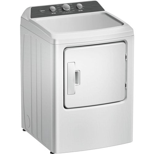 Midea - 7.0 CF Electric Dryer, Sensor Dry - MLTE41N1BWW