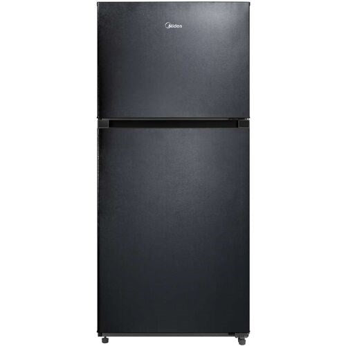 Midea - 18 CF Top Mount Refrigerator, Glass Shelves, Ice Maker Ready, ESTAR - MRT18S3ABB