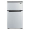 Magic Chef - 3.1-cu. ft. Mini Refrigerator with Top Freezer in Stainless Look - HMDR310SE