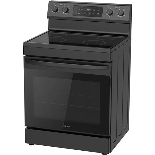 Midea - 30" Electric Range with Steam Clean - MER30S2ABB