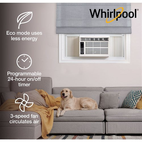 WHIRLPOOL - 6,000 BTU Window AC with Electronic Controls R32 | WHAW061CW