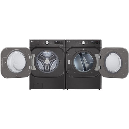 LG - 5.2 CF Front Load Washer (WM8900HBA) + 9.0 CF Gas Dryer (DLGX8901B) - WM8900HBA-G-KIT