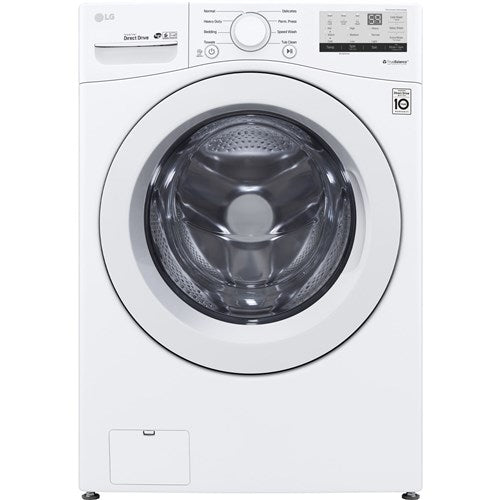 LG - 4.5 CF Front Load Washer (WM3400CW) & 7.4 CF Gas Dryer (DLG3401W) - WM3400CW-G-KIT