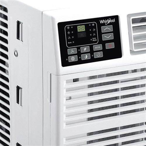 Whirlpool - 18,000 Btu Heat and Cool Window AC, White - WHHW182BW
