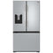 Midea - 29 CF 3-Door French Door, Dual Ice Maker, Water and Ice Dispenser, ESTAR - MRF29D6AST